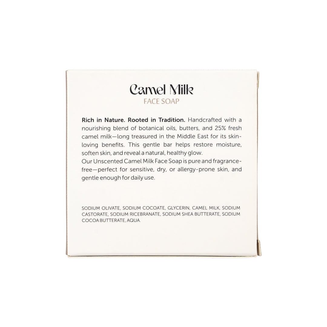 -Camel Milk Face Soap 75g-Unscented +3