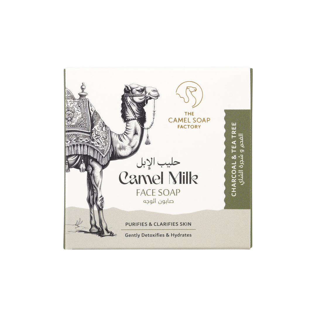 -Camel Milk Face Soap 75g-Charcoal &amp; Tea Tree +2