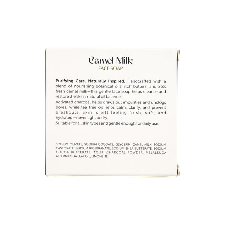 -Camel Milk Face Soap 75g-Charcoal &amp; Tea Tree +3