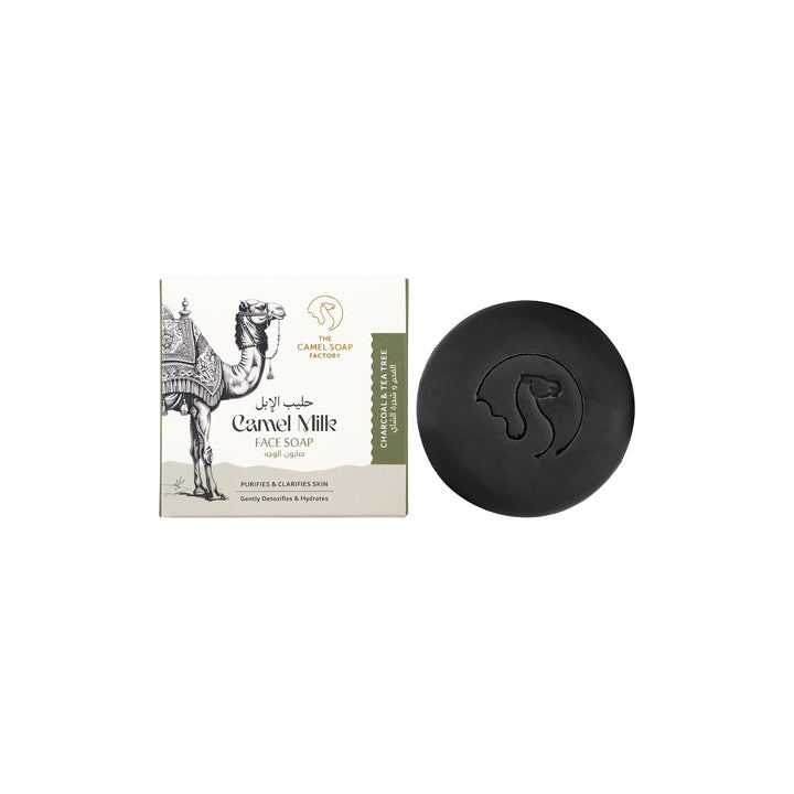 61789-Camel Milk Face Soap 75g-Charcoal &amp; Tea Tree