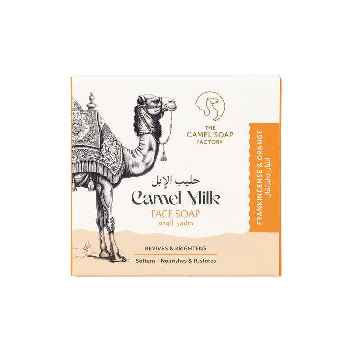 -Camel Milk Face Soap 75g-Frankincense &amp; Orange +2