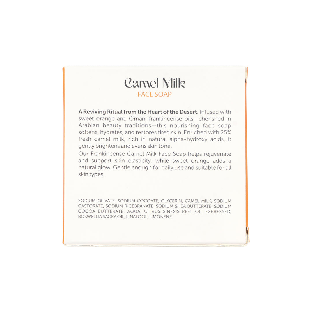-Camel Milk Face Soap 75g-Frankincense &amp; Orange +3