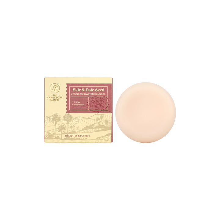 61793-Sidr &amp; Date Seed Conditioner Bar With Henna Oil 70g