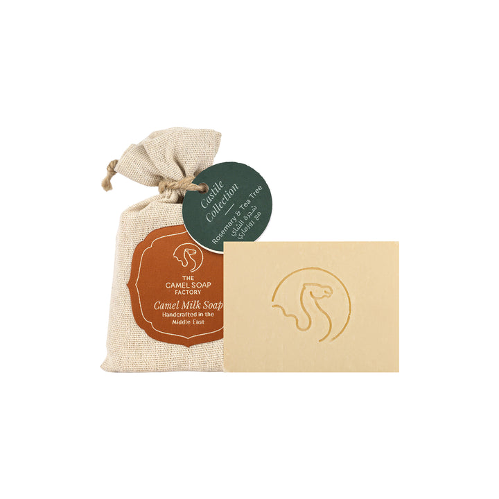 -Camel Milk Castile Soap Bar 95g-Rosemary &amp; Tea Tree +1