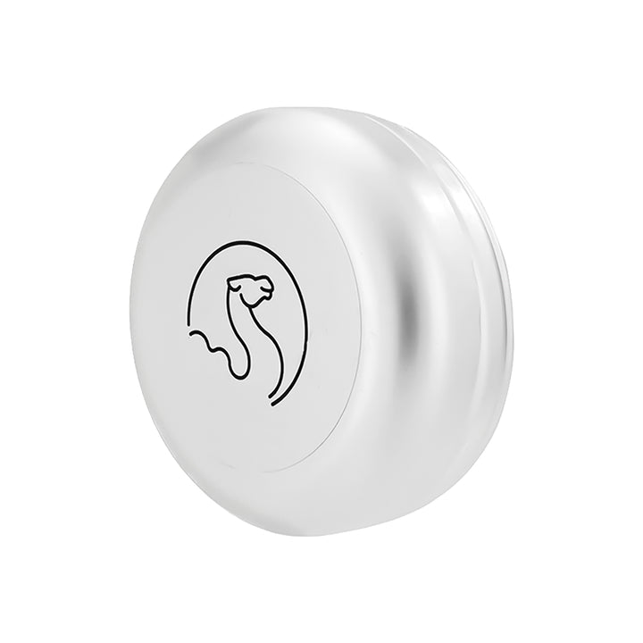 -Travel &amp; Storage Round Buddy Tin-Silver Colour +2