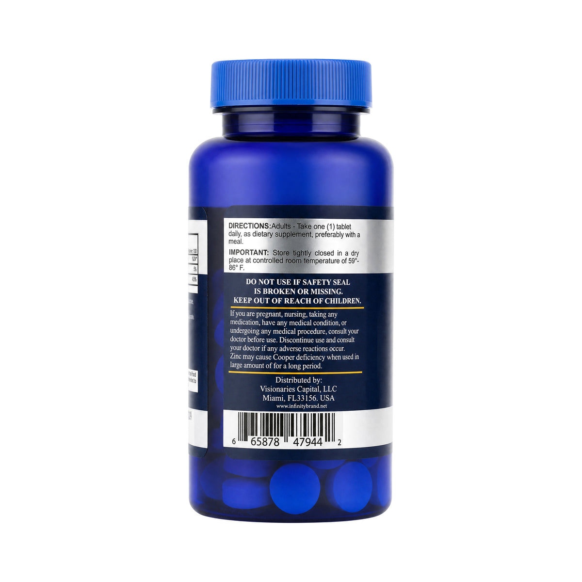 -Infinity Zinc 50mg 100 Tablets +1