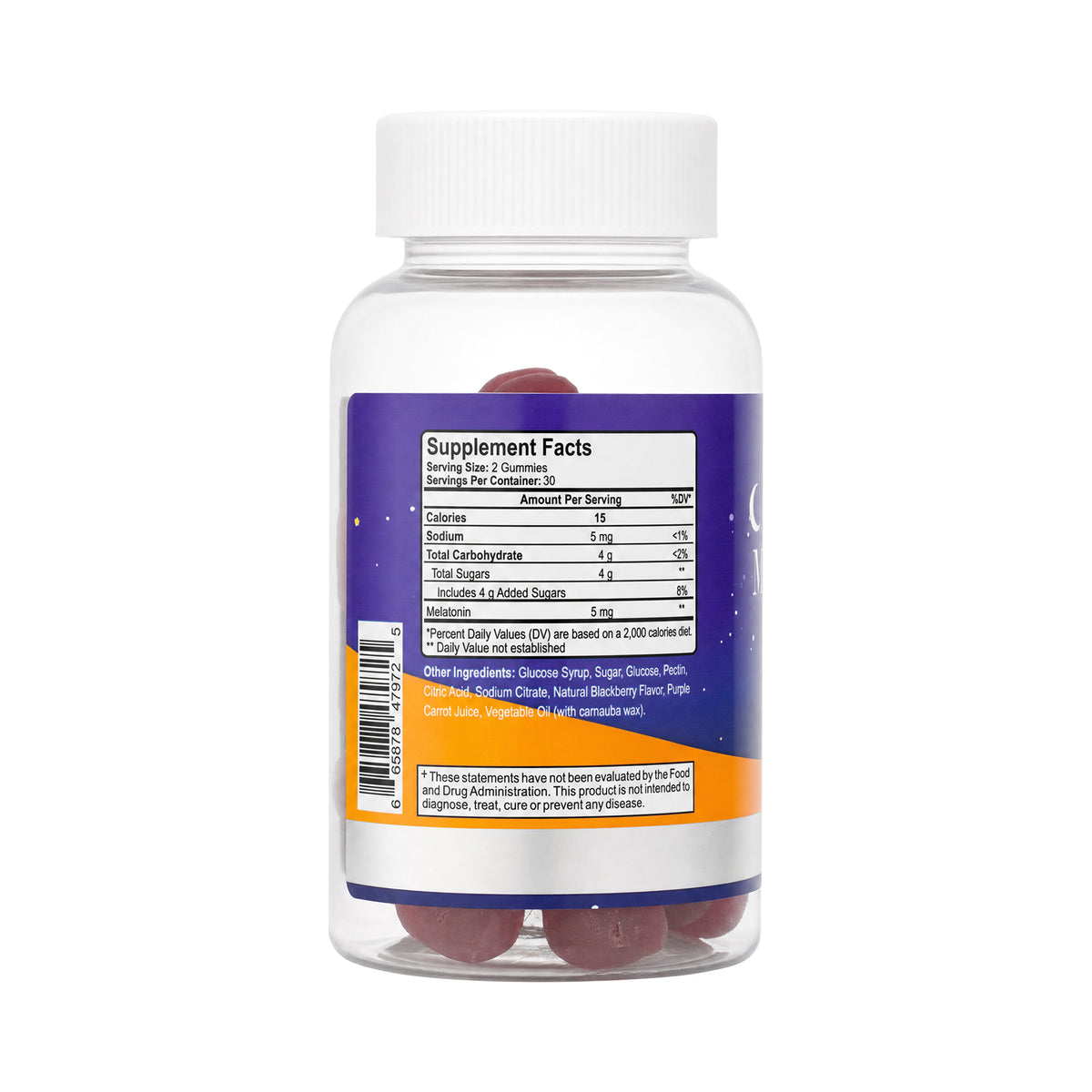 -Infinity Melatonin 5mg 60 Gummies-Blackberry Flavor +1