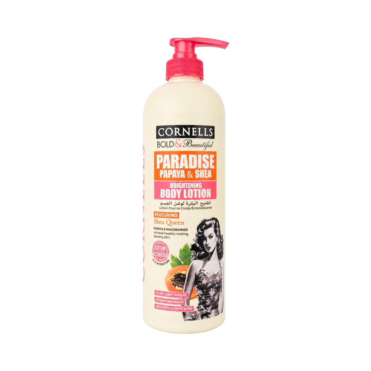 61829-Cornells B.B Paradise Papaya& Shea Brightening Lotion 1000ml +0