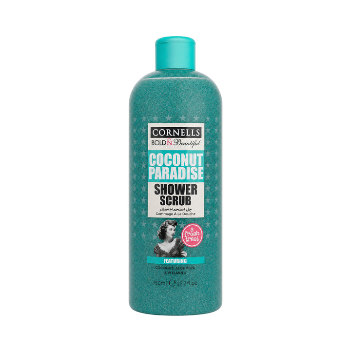 61832-Cornells B.B Coconut Paradise Shower Scrub 750ml +0