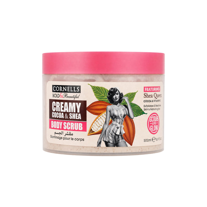 61835-Cornells B.B Creamy Cocoa &amp; Shea Body Scrub 500ml +0