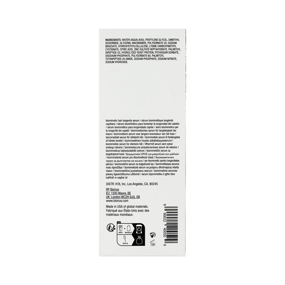 61859-K18 Future IQ Biomimetic Hair Longevity Serum +4