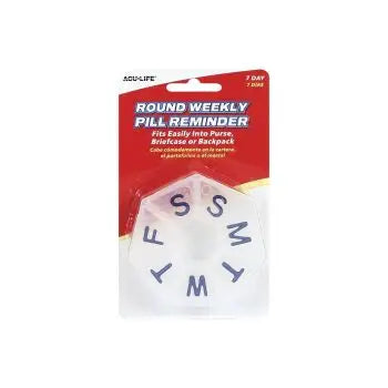 Acu-Life Weekly Round Pill Reminder -104C