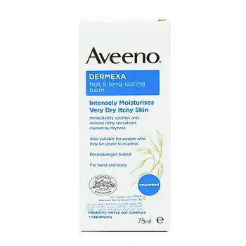 47665-Aveeno Dermexa Fast & Long Lasting Balm 75Ml