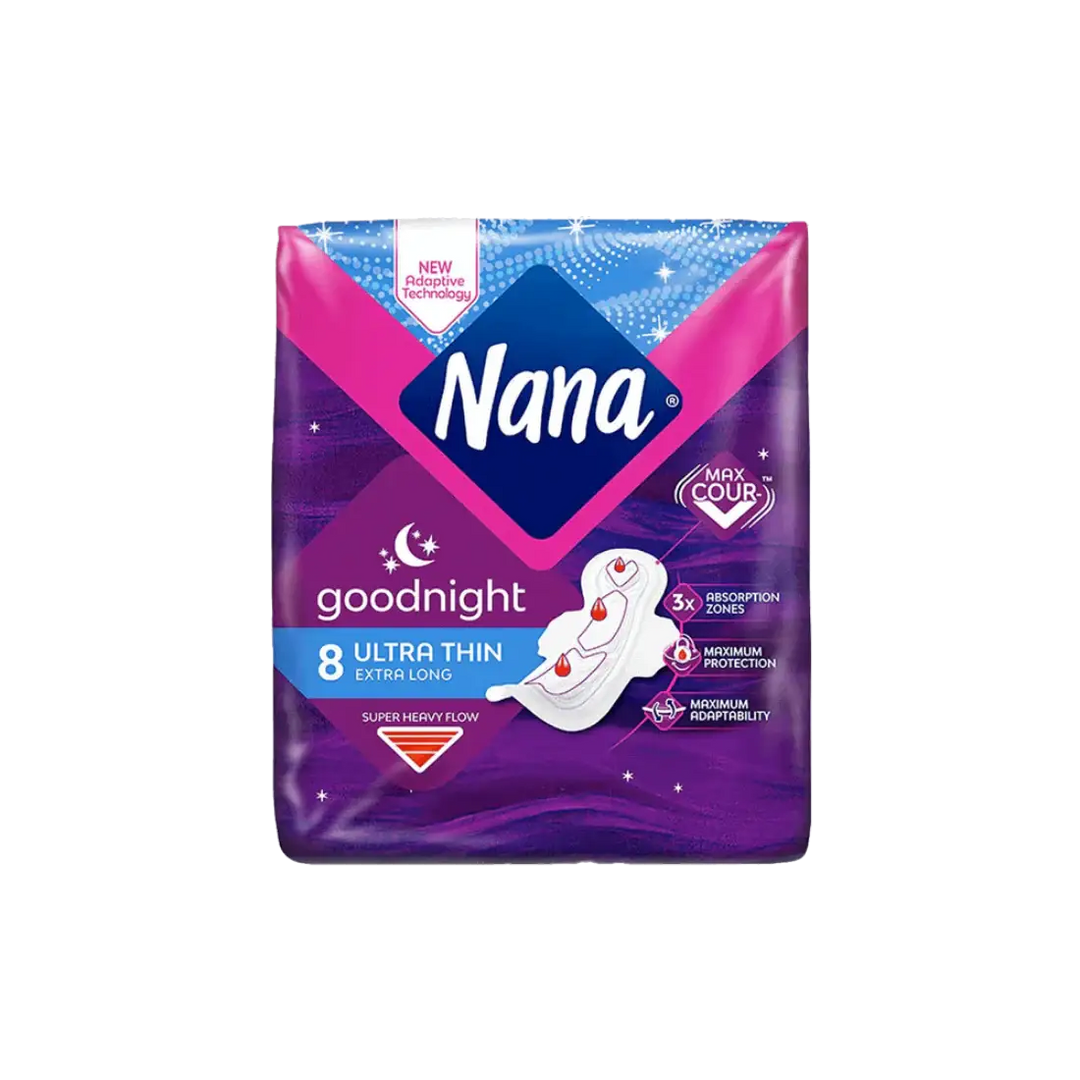 55061-Nana Goodnight Ultra Thin Extra Long 8Pcs +4