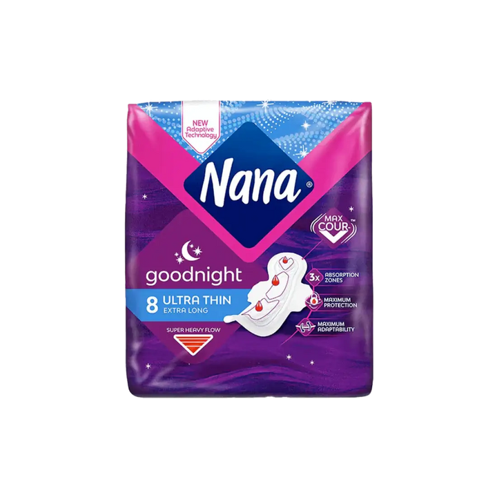 55061-Nana Goodnight Ultra Thin Extra Long 8Pcs +4