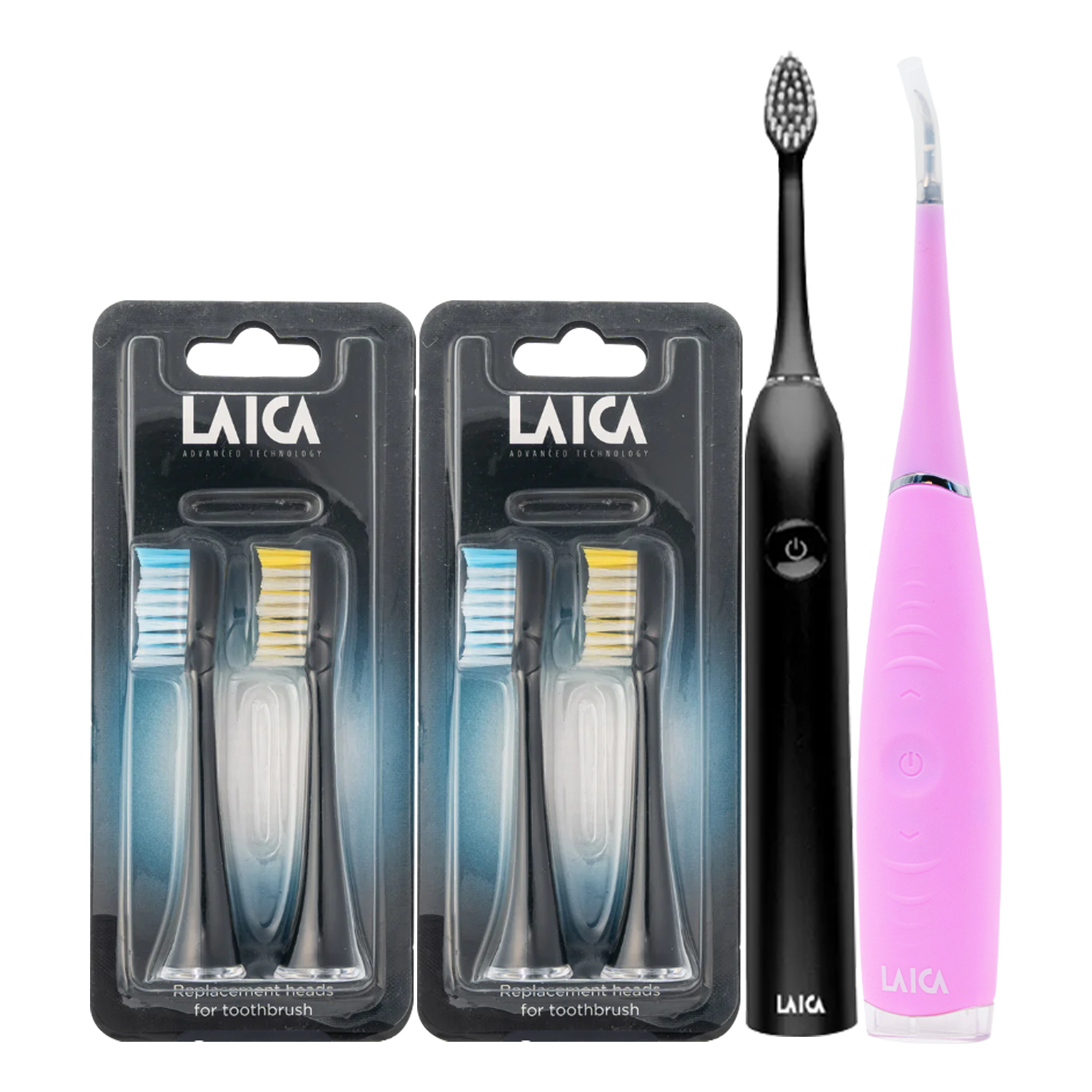 Bundle Laica Dental Calculus Remover+Toothbrush+2 Heads