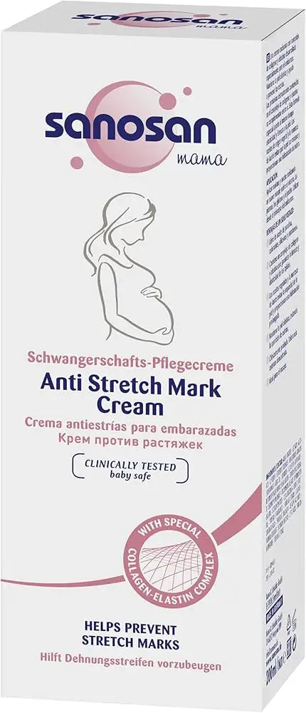 54704-Sanosan Mama Anti Stretch Mark Cream 200ml +7