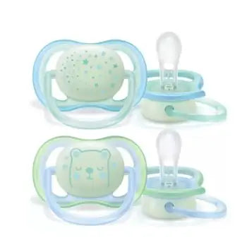 Avent Ultra Air Soother Glow 0-6m 2Pcs Boy-F376/11(PA214)