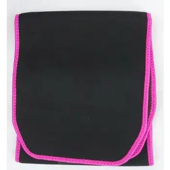 Black & Brown Waist Trimmer Belt-Pink