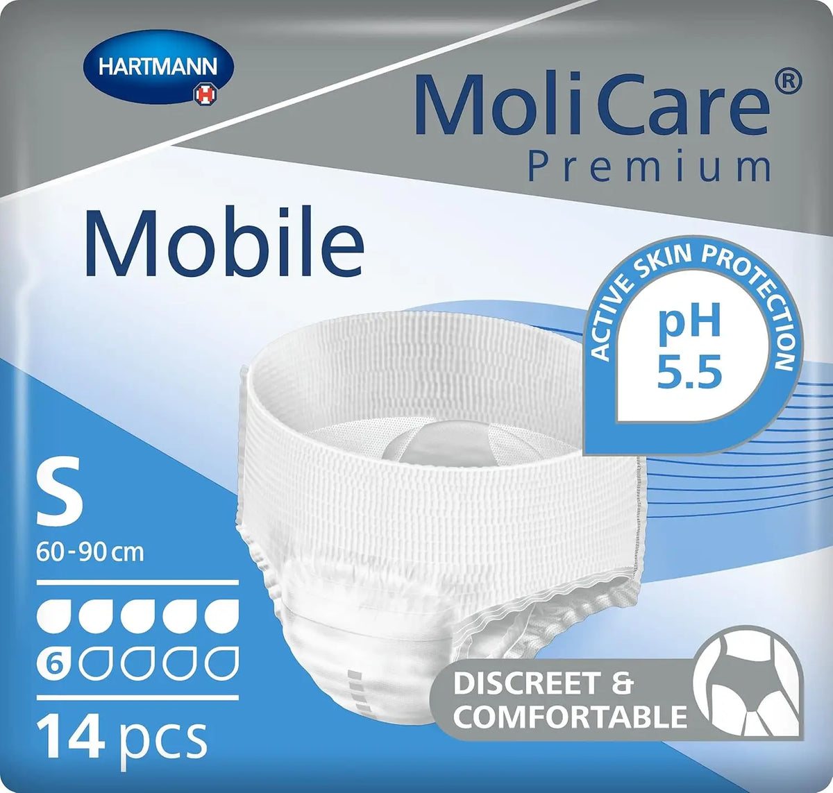53221-Hartmann Molicare Premium Mobile 14Pcs - Small