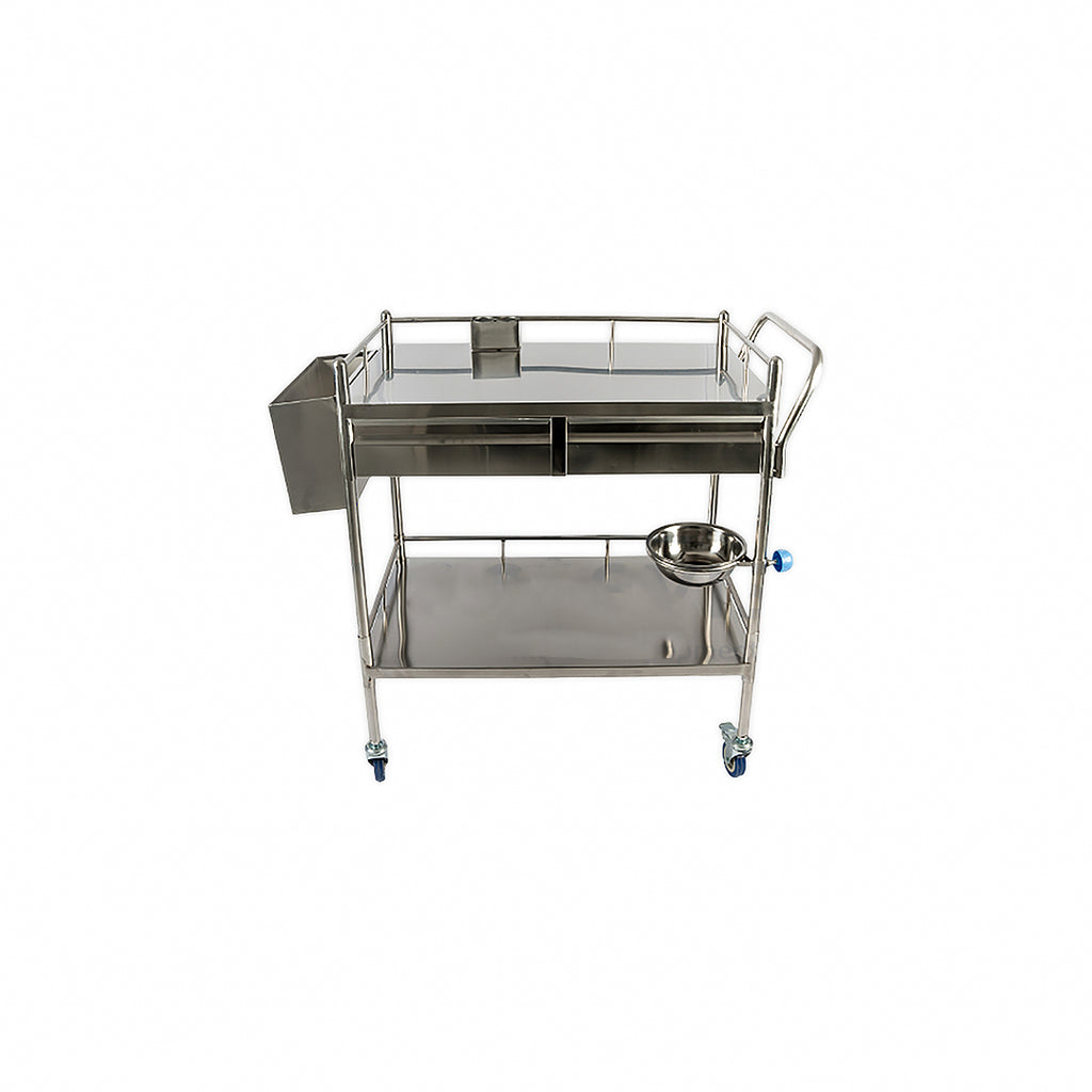 Vantevis Instrument Trolley With Double Drawer