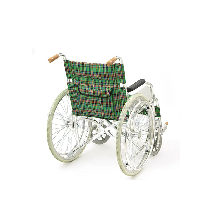 82045-Vantevis Lightweight Wheelchair Green +1