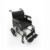 Aluminum wheelchair with detachable footrest