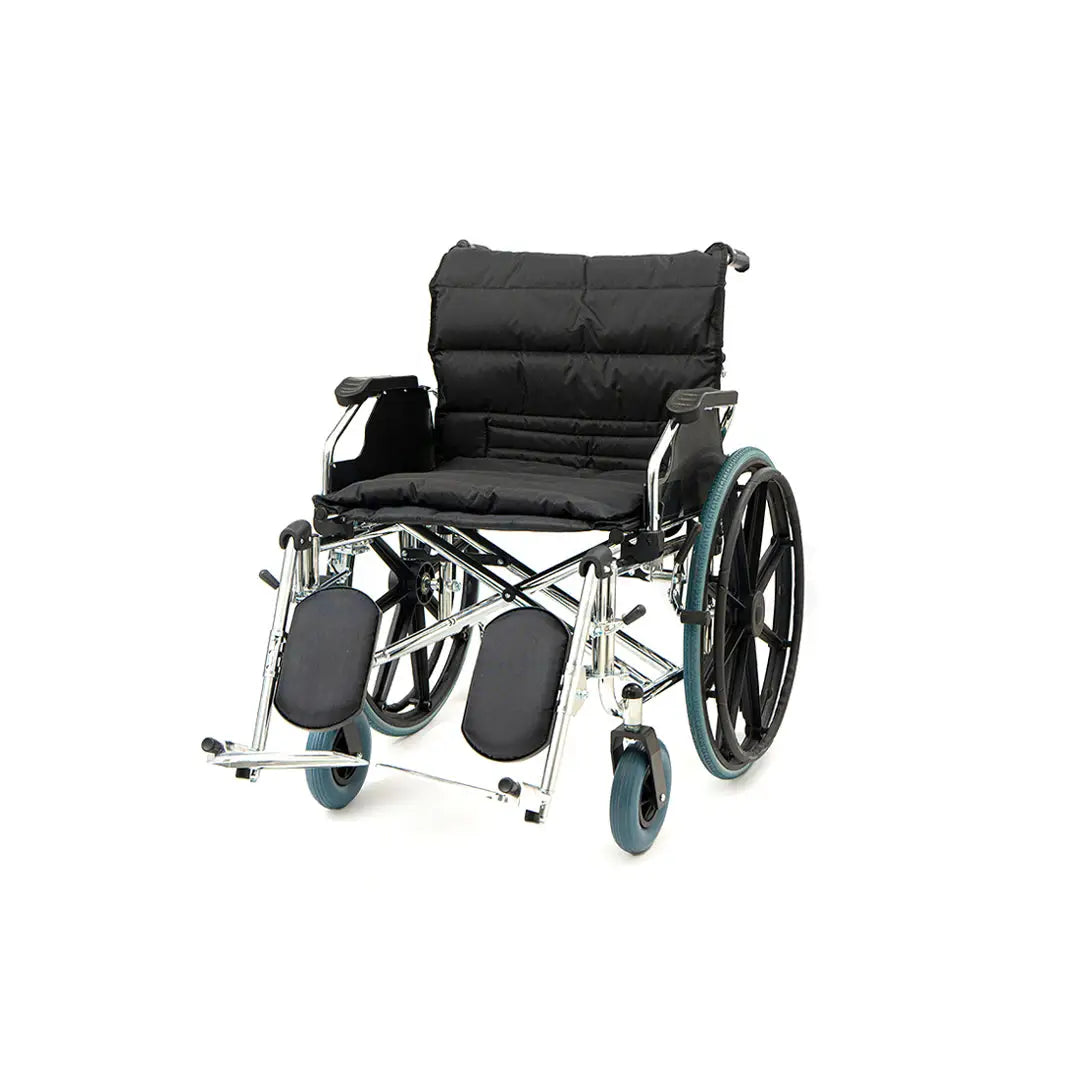 82053-Vantevis Heavy Duty Wheelchair With Elevating Footrest