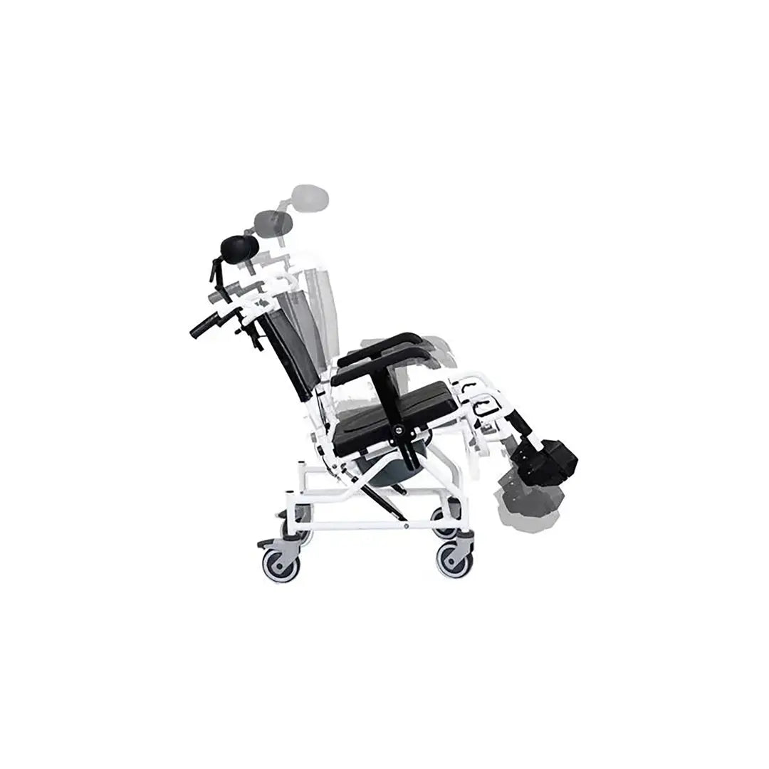 Aluminium Reclining Commode Chair-Ca6206L