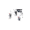 Aluminium Reclining Commode Chair-Ca6206L