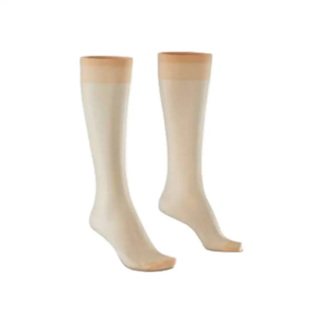 Bonny Silver Lady Knee Socks , skin color