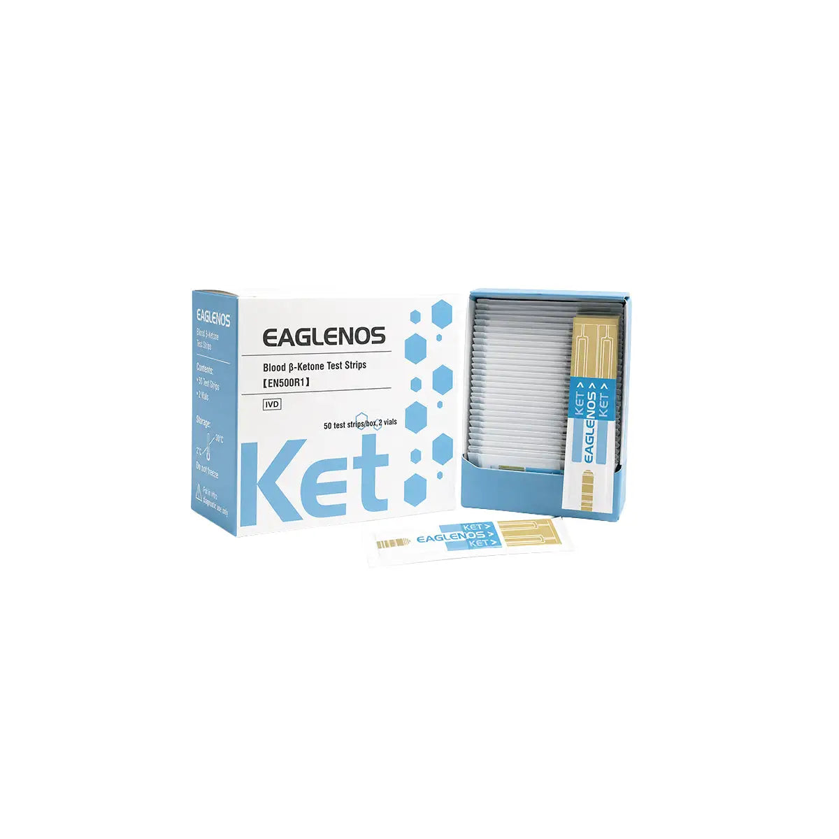 87002-Eaglenos Dual Ketone Test (50PCS/PKT) +1