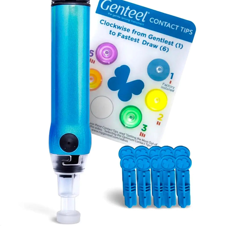 87004-Genteel Pain-Free Vacuum Lancing Device for Diabetes Testing