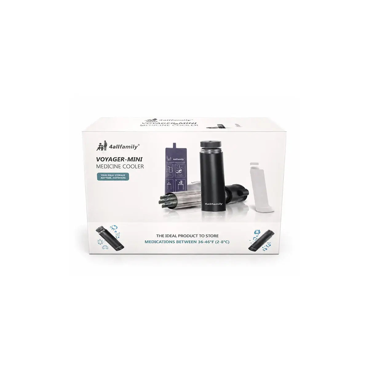4All Family Voyager Mini Portable Refrigerator For Insulin