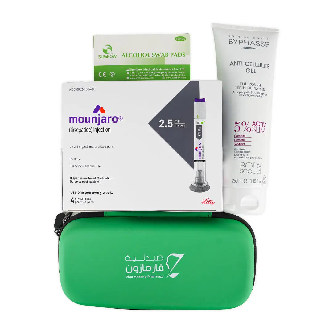 Mounjaro 2.5Mg + Swab + Bag Small + Cellulite Gel