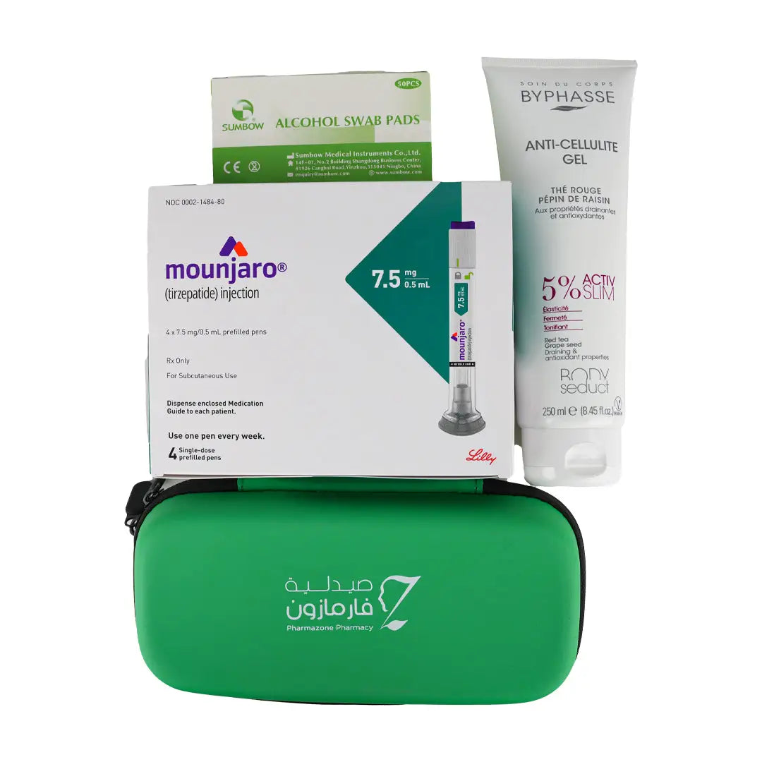Mounjaro 7.5Mg + Swab + Bag Small + Cellulite Gel