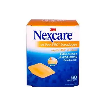 Nexcare Active 360 23x28mm Bandages 60pcs-556