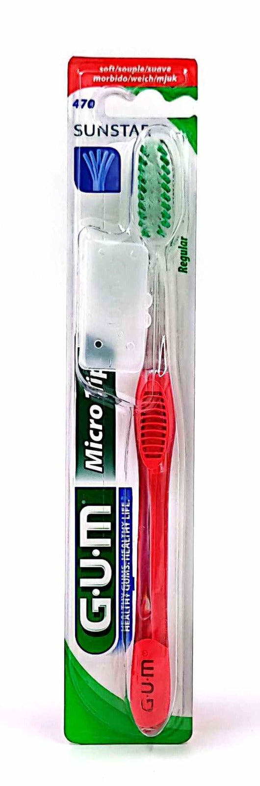 Gum Toothbrush Micro Tip Regular - Soft 470*