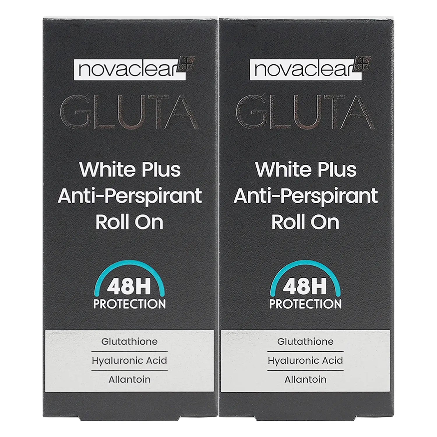 Novaclear Gluta White Plus Roll On 50ml 1+1 Offer