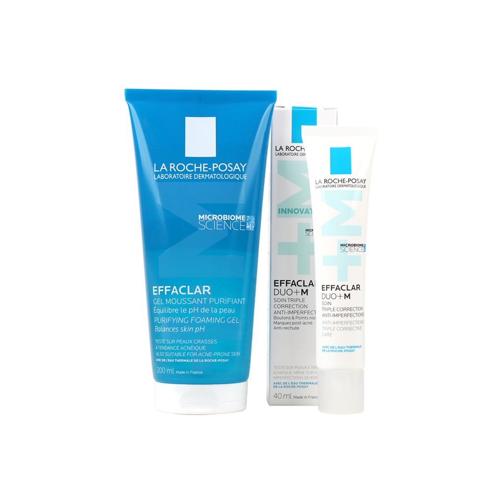 La Roche Posay Effaclar Foaming + Duo M Acne Set