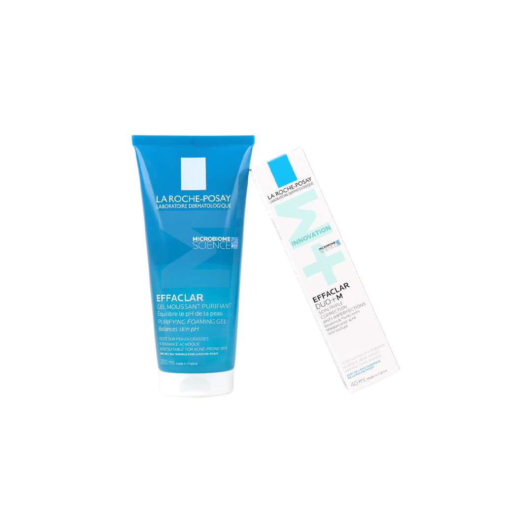 La Roche Posay Effaclar Foaming + Duo M Acne Set