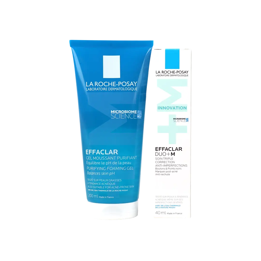 La Roche Posay Effaclar Foaming + Duo M Acne Set