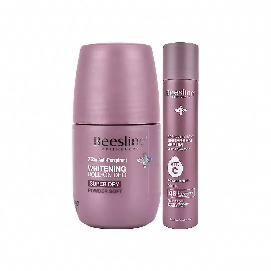 Beesline Combo Roll On + Spray Powder Soft Set