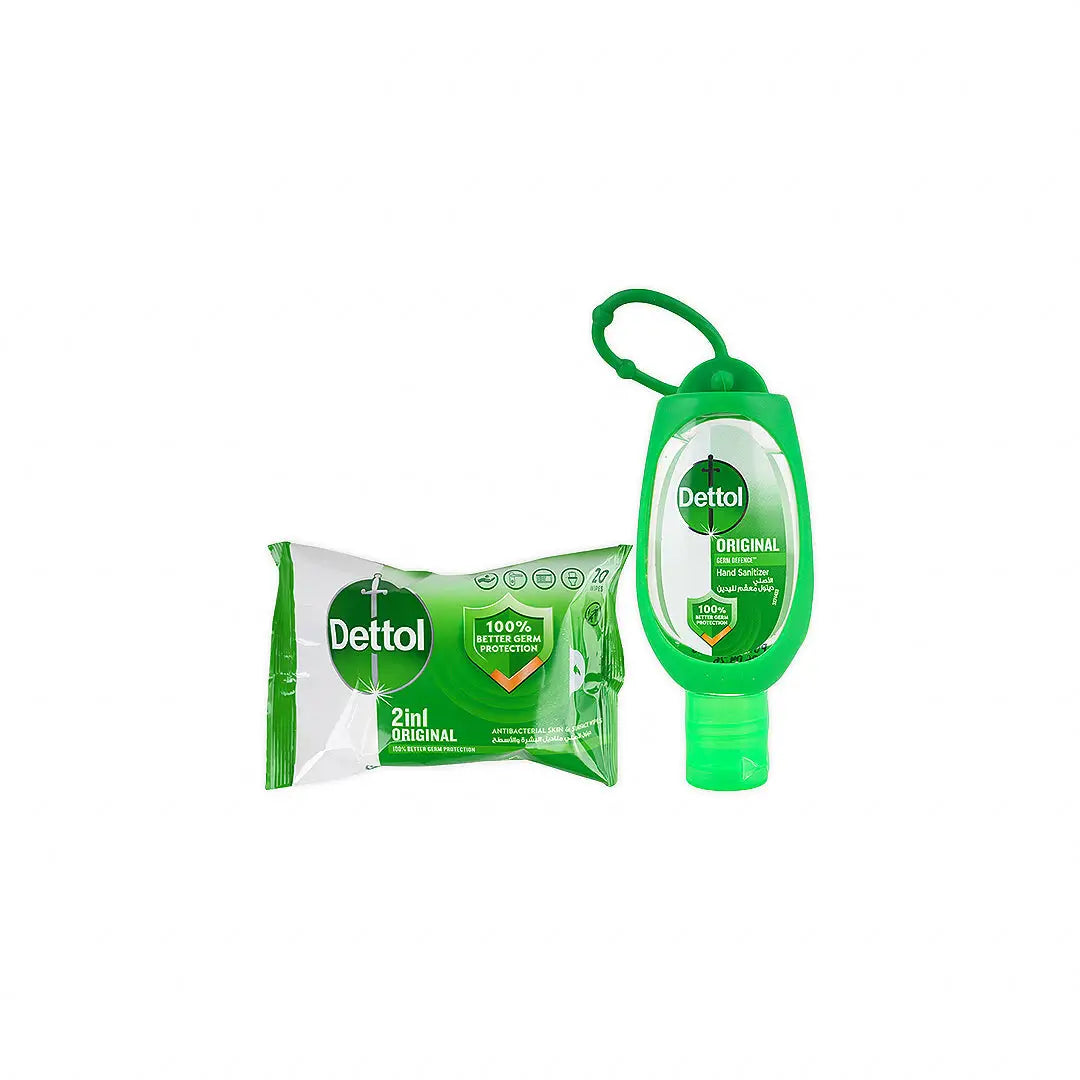 dettol hand sanitizer wipes set