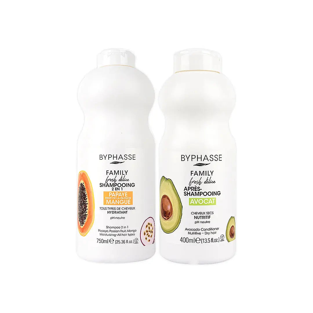 byphasse shampoo conditioner avocado set