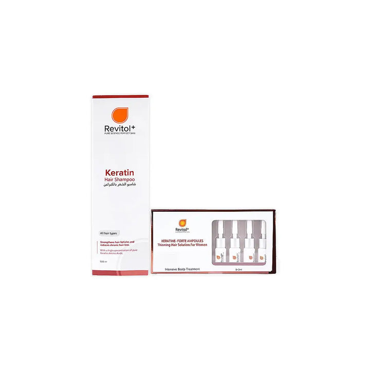 97560-Revitol Keratin Ampoule + Shampoo Set