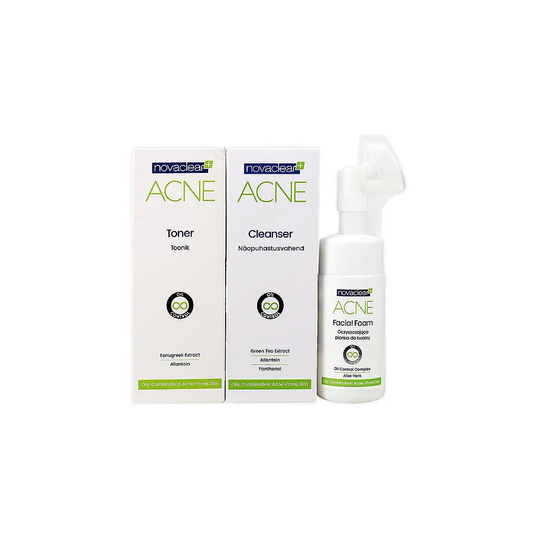Novaclear Acne Routine Set