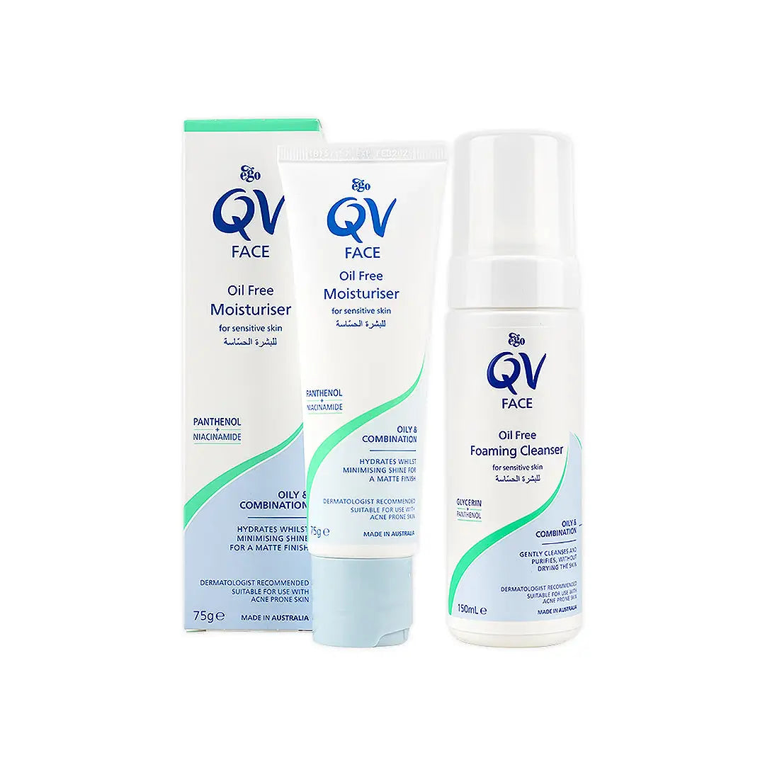 qv oily skin routine set