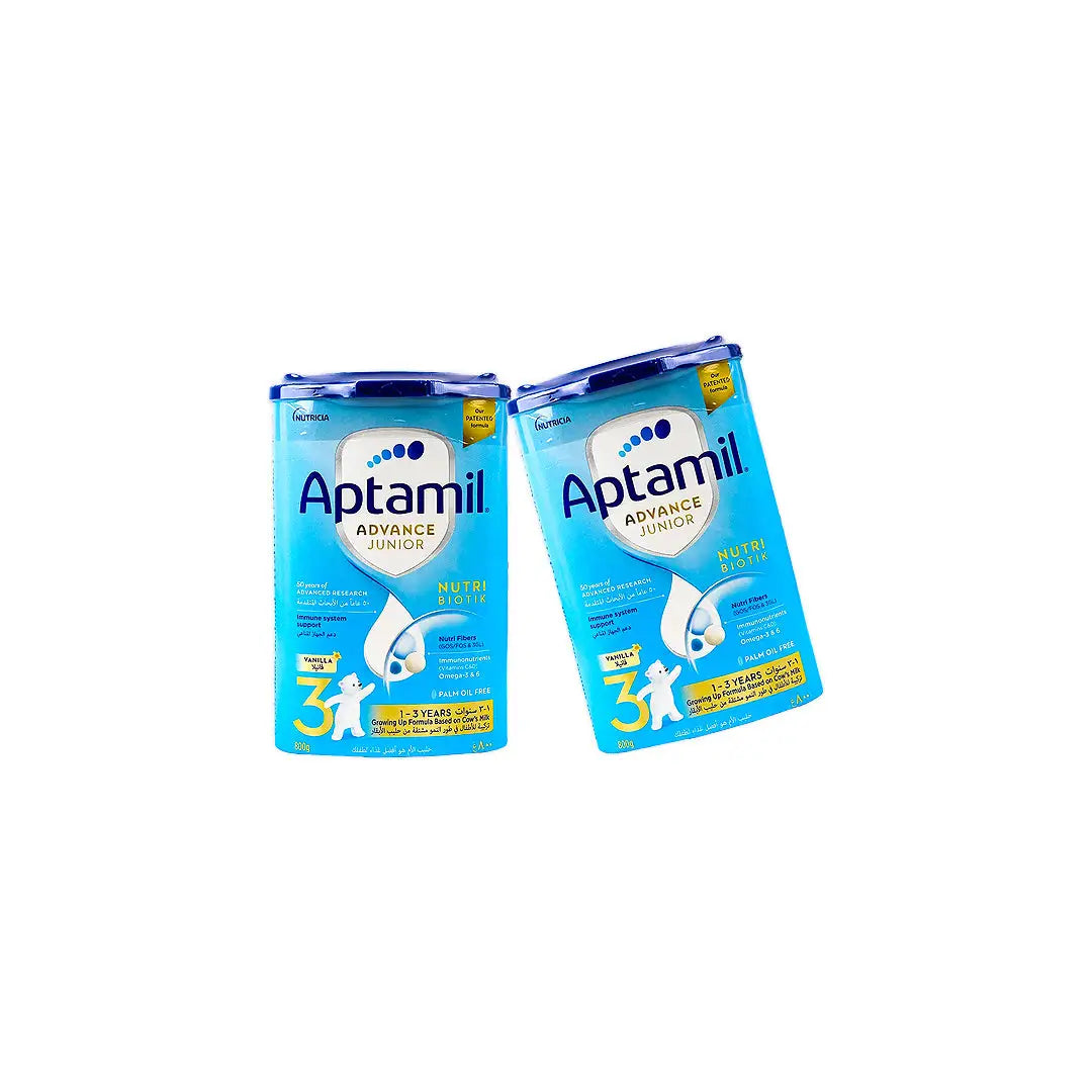 Aptamil Advance Junior Nutri Biotik No.3 Milk 800gm-Vanilla Duo Set