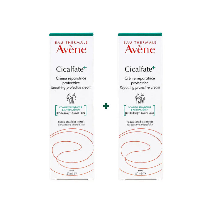 97851-Avene Cicalfate+ Repairing Protective Cream 40ml Duo Set +2